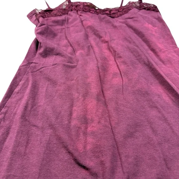 Zenana Outfitters Plum Lace Trim Camisole – Stretch Cotton – Women’s Size M - Picture 11 of 11